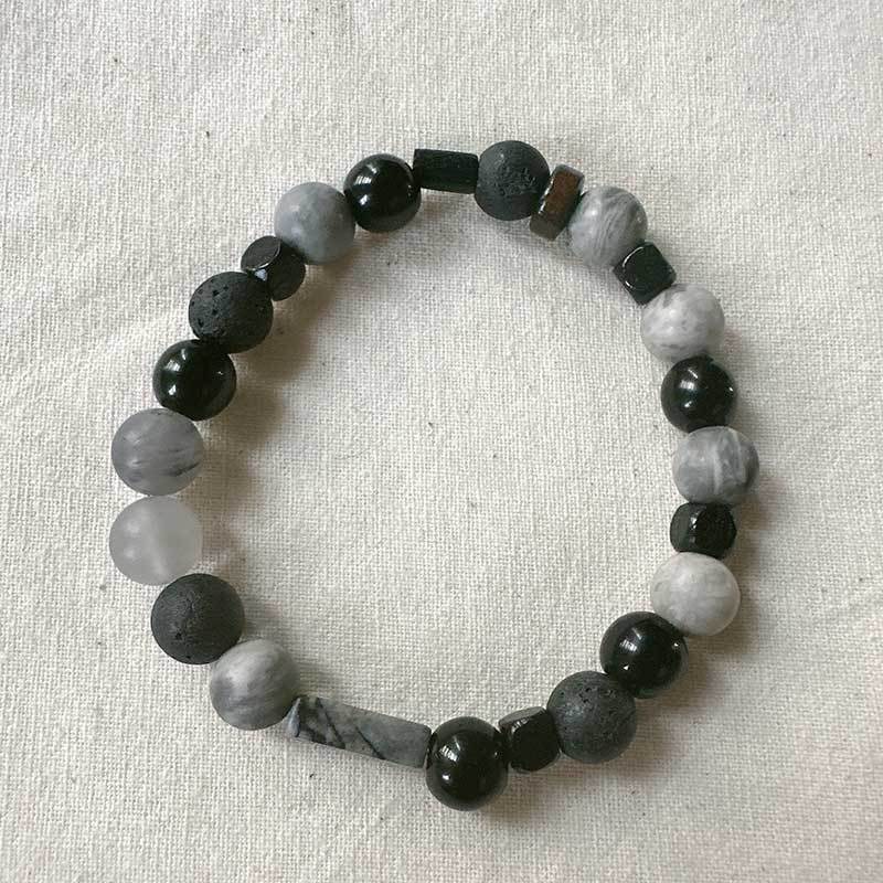 Wholesale Starry sky galaxy bracelet volcanic stone lapis lazuli eight galaxies bracelet